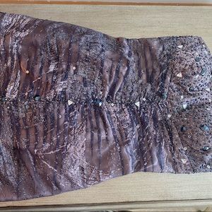 Stunning grey/silver/pewter homecoming dress.